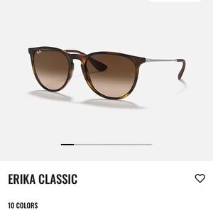 Women’s Ray Ban Erika Classic Sunglasses